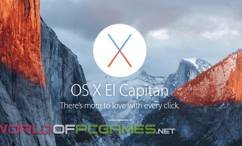 Mac OS X El Capitan Free Download ISO DMG 10.11.1 InstallESD By Worldofpcgames.net